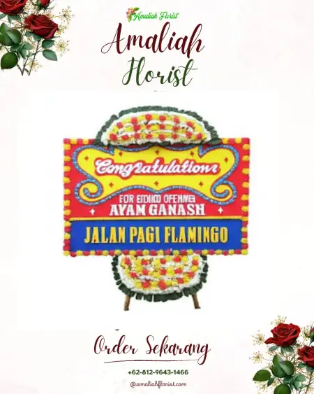 Sewa Papan Bunga Manado Tua Satu